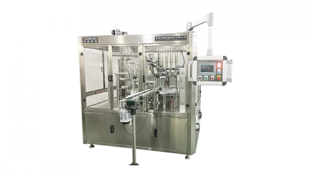 SKB-R智能旋轉(zhuǎn)式紙(塑、鋁)杯灌裝封口機(jī)